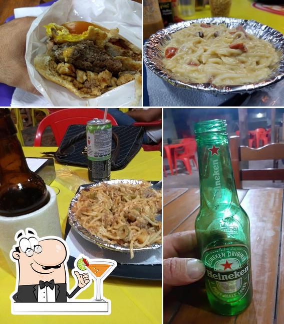 The image of drink and food at Lanche do gordinho