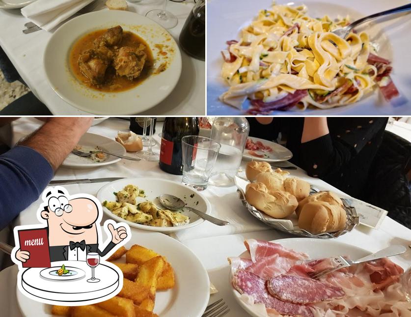 Platti al Trattoria "da Romeo"