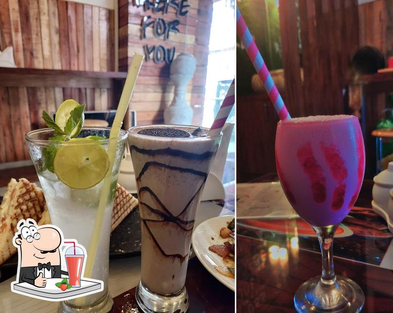 Enjoy a drink at FRIENDS CAFE