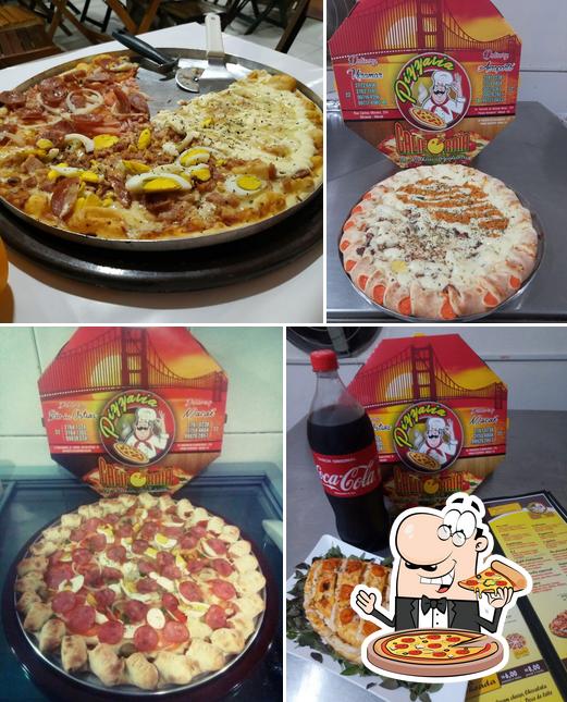 No Pizzaria Califórnia, você pode pedir pizza