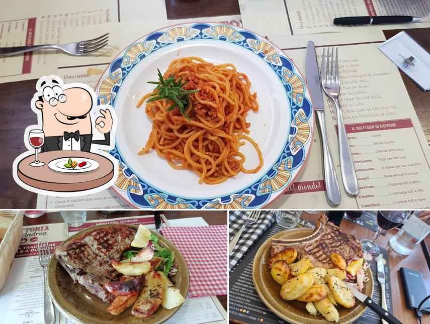 Cibo al Trattoria Sant'Andrea