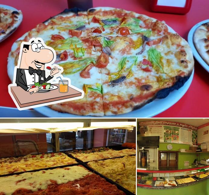 Tra le diverse cose da Pizzeria Bell’Impasto& momo pizza si possono trovare la cibo e esterno