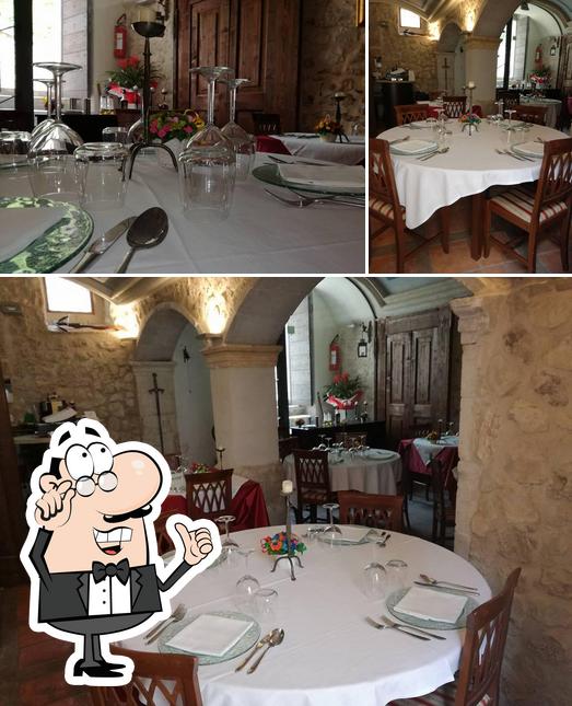 Gli interni di Osteria Ducale