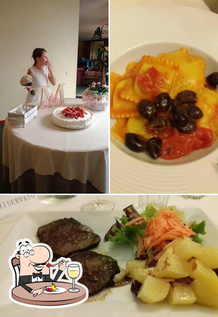 Cibo al Ristorante La Volpe E L'uva
