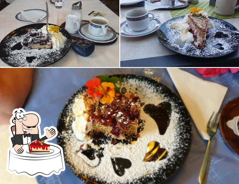 Cafe Restaurant Guenther offre un nombre de desserts