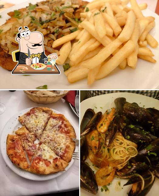 Essen im Pizzeria Roma bei Ciro