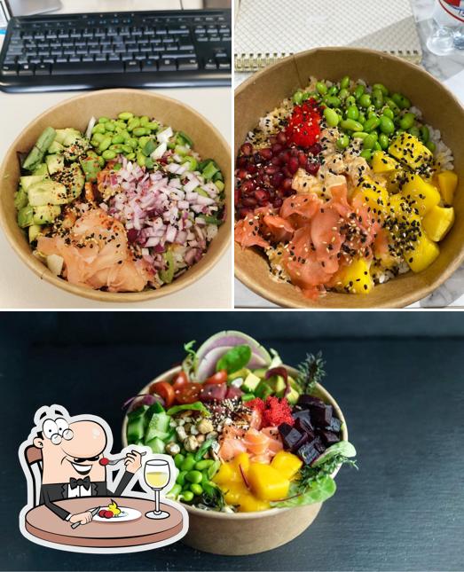 Essen im DAI Poke Bowls Bamberg