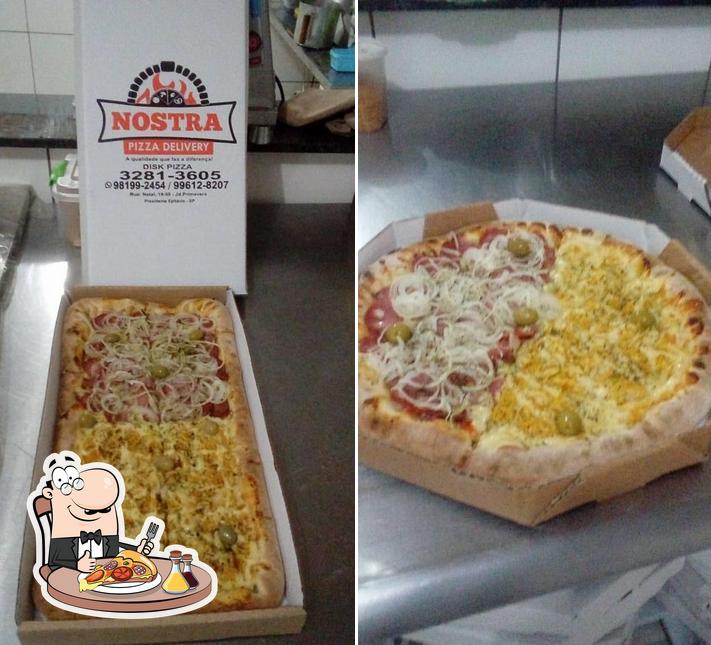 No Nostra Pizza Delivery, você pode pedir pizza