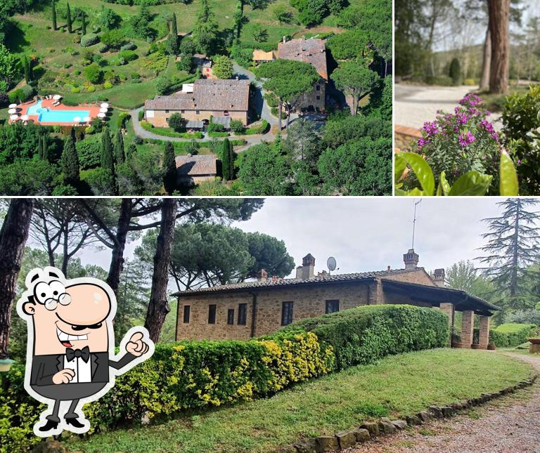 Gli esterni di Agriturismo Il Lebbio