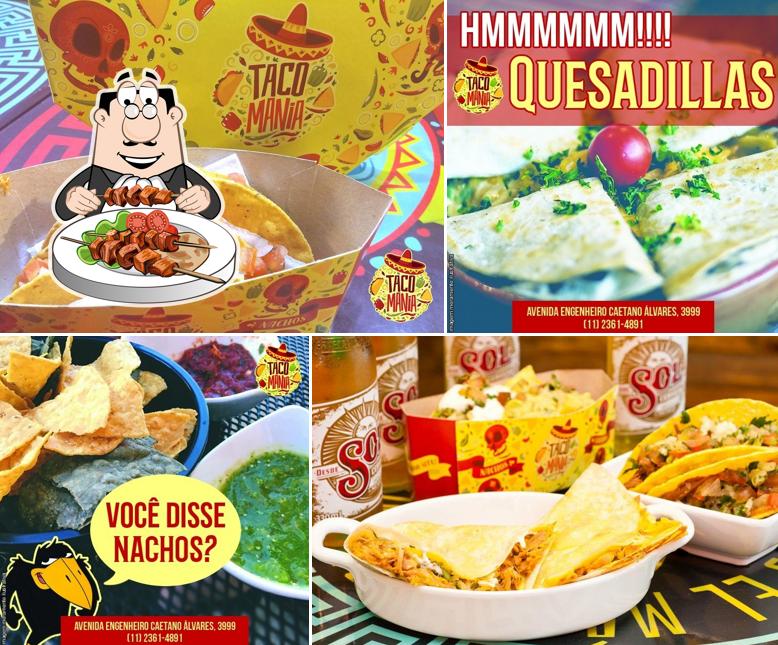 Comida em Taco Mania