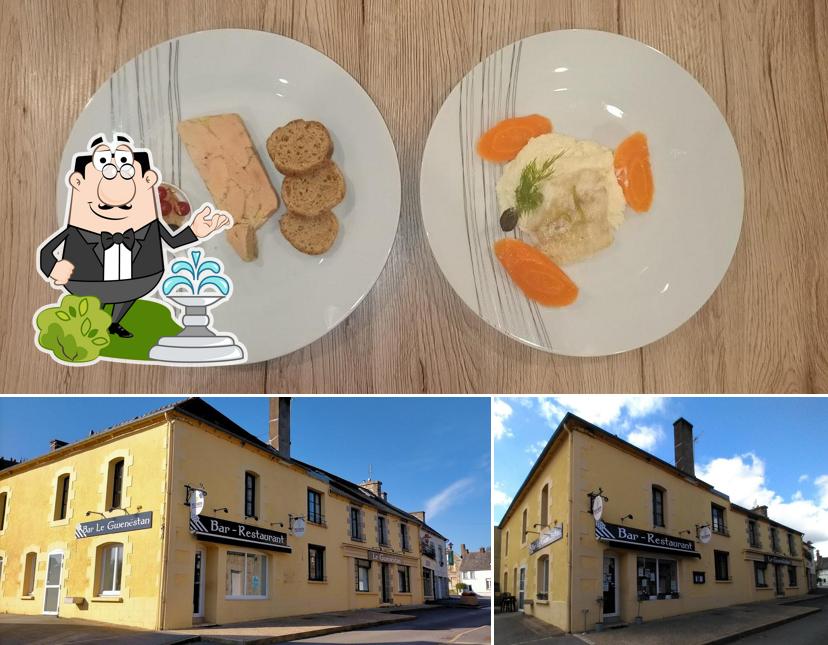 La photo de la extérieur et nourriture de Le Gwenëstan Restaurant-Traiteur en Bretagne’s