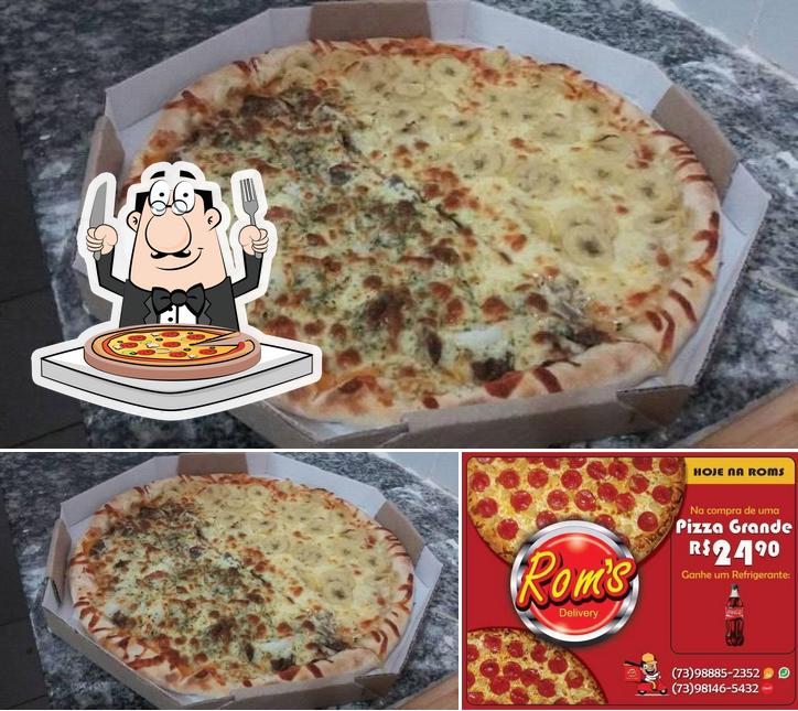 Peça pizza no Rom's Pizzaria e Burguer Delivery