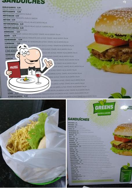 Comida em Green's Sucos e Lanches