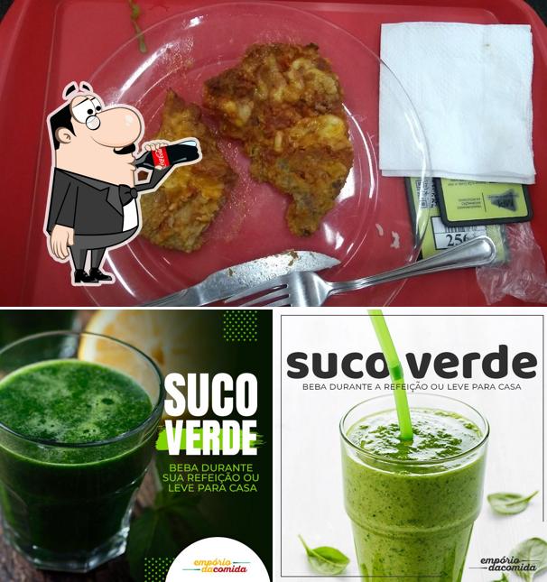 A Empório da Comida se destaca pelo bebida e eu no