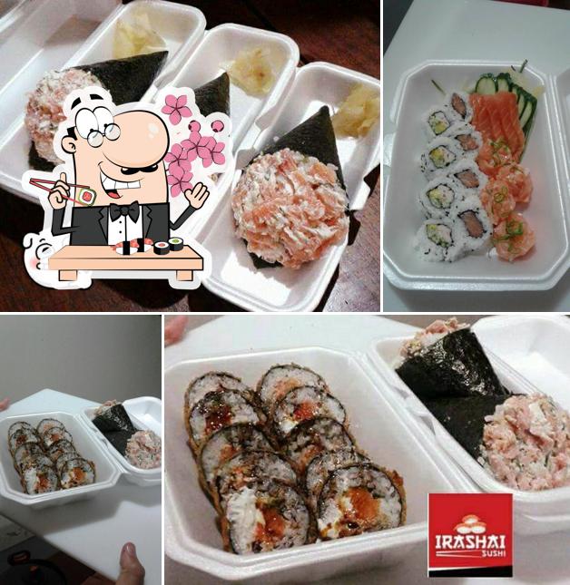 Peça diversas opções de sushi