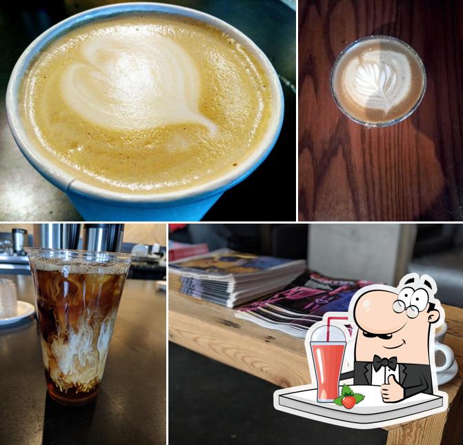 Check out different drinks served at Crows Coffee Waldo