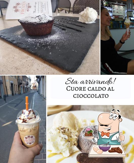 Bar & Gelateria Frozen serve un'ampia selezione di dolci