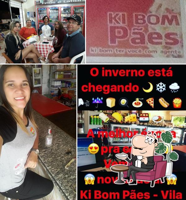 O interior do Panificadora Ki Bom Pães