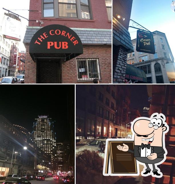 Corner Pub, 162 Lincoln St in Boston Restaurant menu and reviews