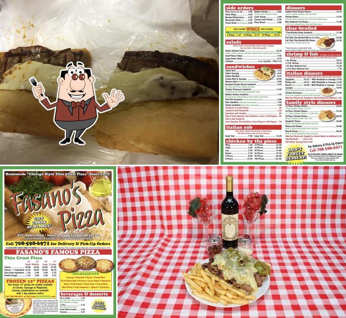 Fasano's Pizza, Justice - Restaurant menu, prices and reviews
