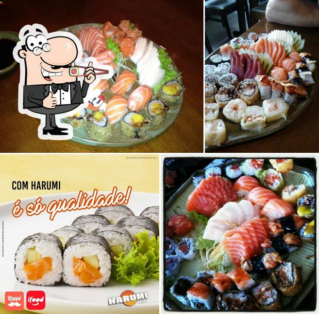 Prove diversas opções de sushi