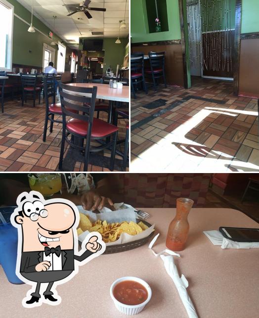 The interior of Los Angeles Mexican Restaurant