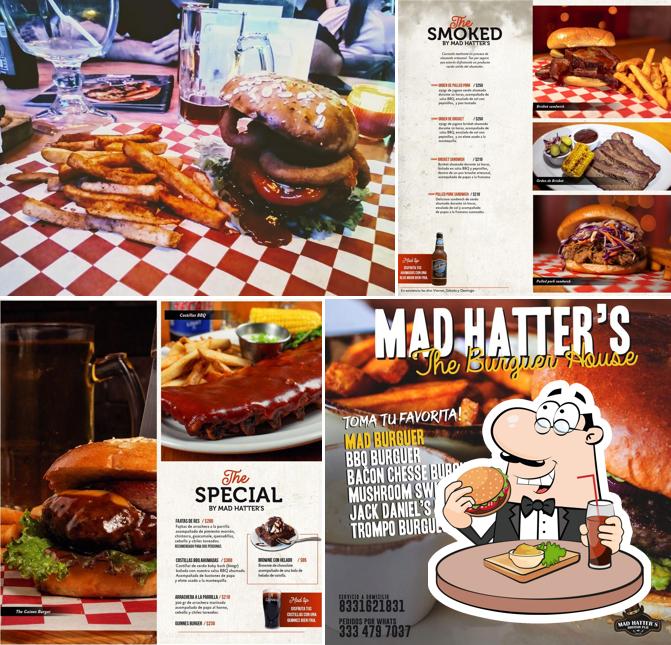 Try out a burger at Mad Hatter's British Pub Tampico