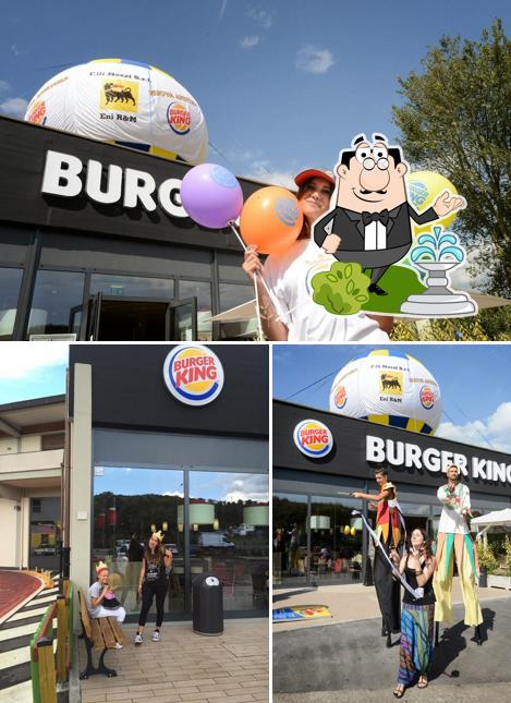 Gli esterni di Burger King Arezzo