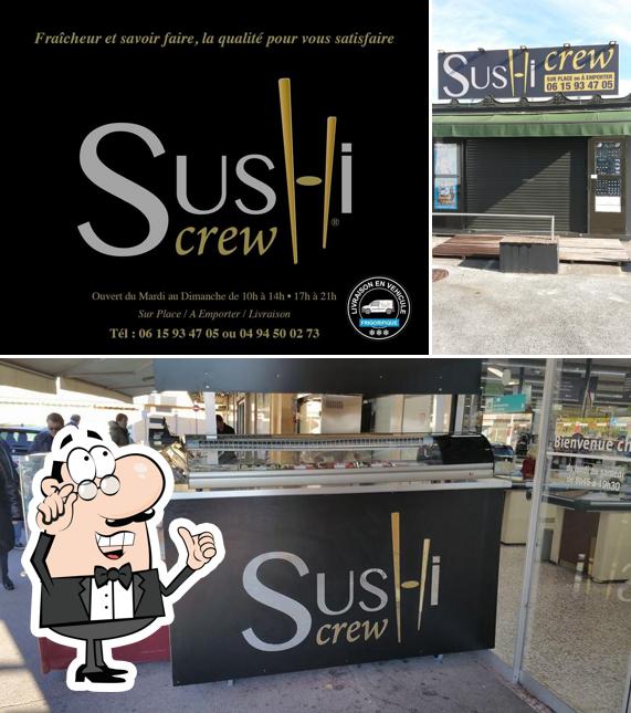 L'intérieur de Sushi Crew