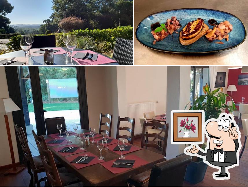 La photo de la intérieur et nourriture de Restaurant Le club des toqués golf d’Arcachon’s