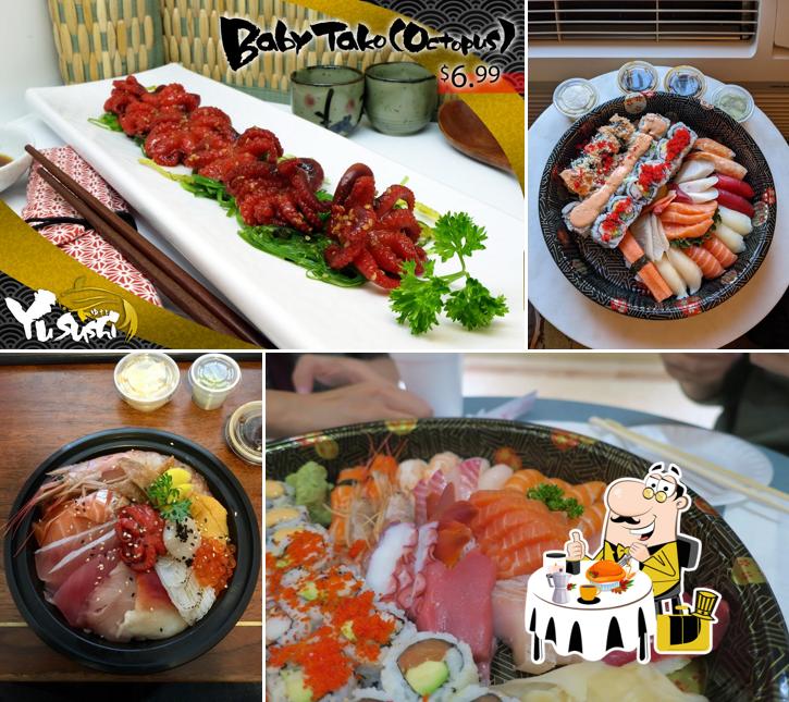 Plats à Yu Sushi Takeaway （鱼寿司外卖、Sushi takeout)