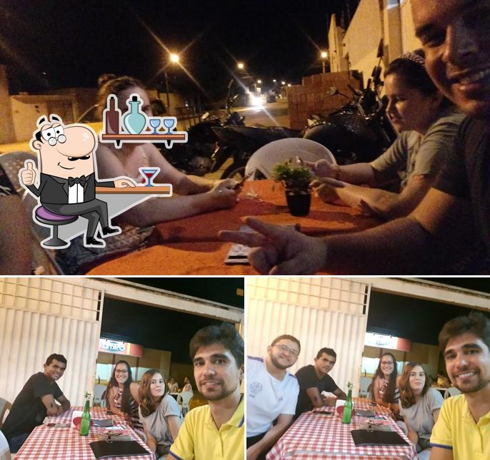 O interior do Casa da Pizza