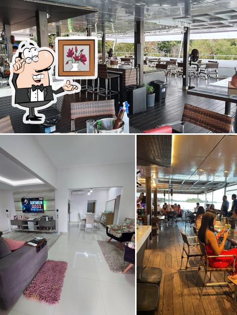 O interior do Flutuante Flutuaí Boa Vista