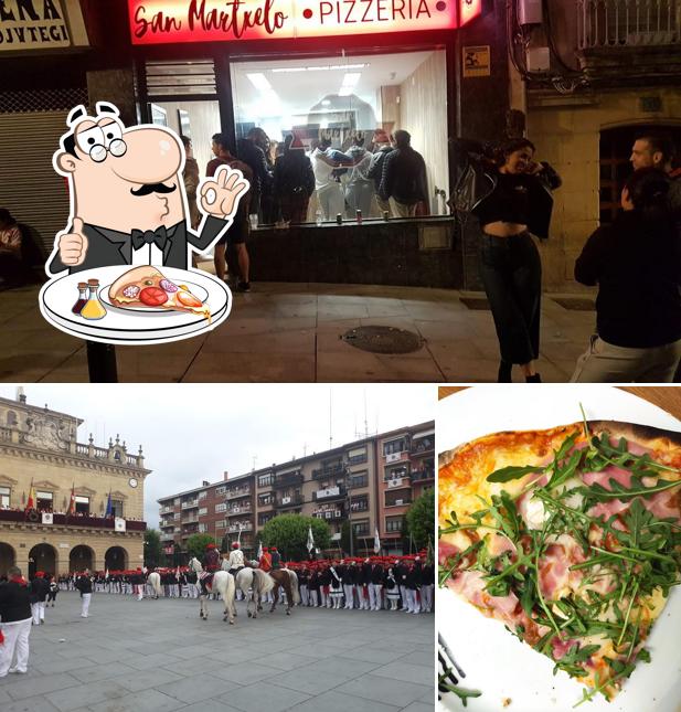 В "Pizzeria San Martxelo" вы можете попробовать пиццу