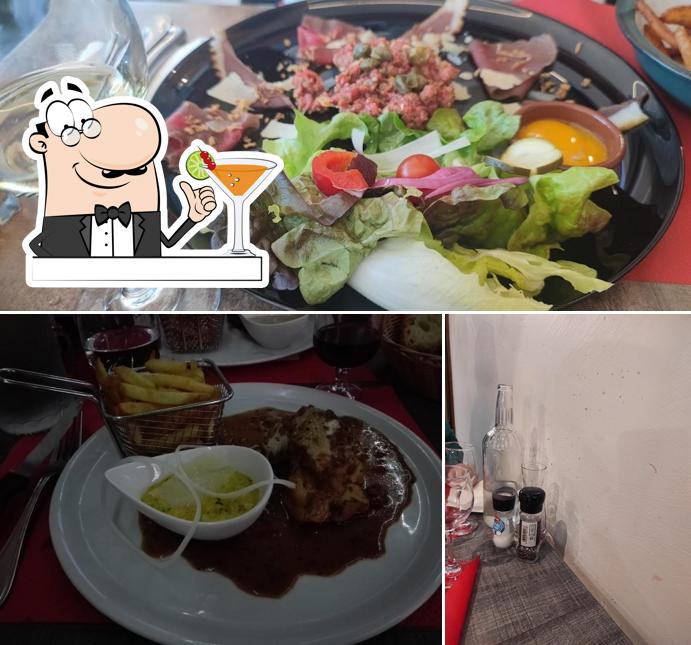 La photo de la boire et nourriture de Restaurant des Sources’s