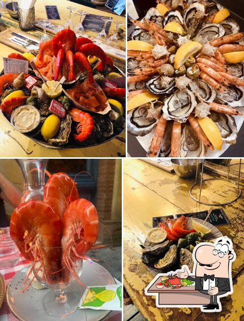 Commandez différents repas à base de fruits de mer disponibles à CABANE D’OLIVIER