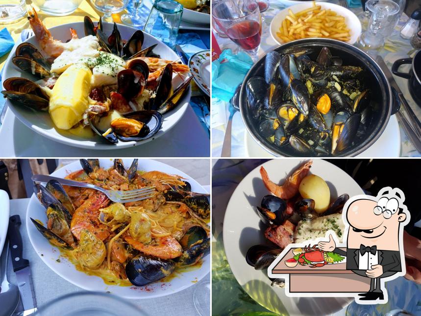 Order different seafood dishes served at La Louisiane