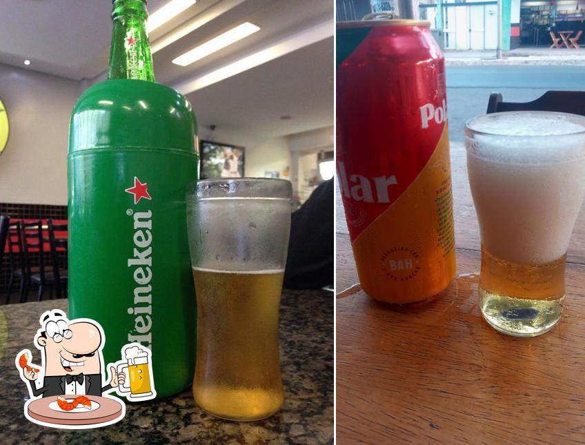 Peça uma tulipa de cerveja leve ou escura