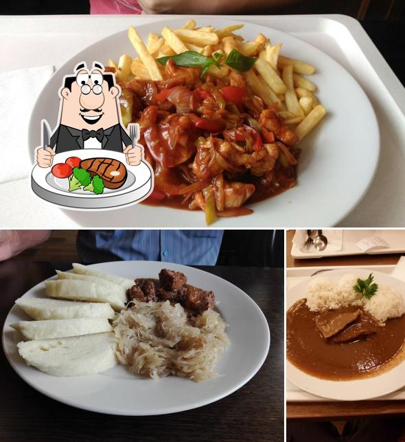 Order meat meals at Restaurace Sokolovna