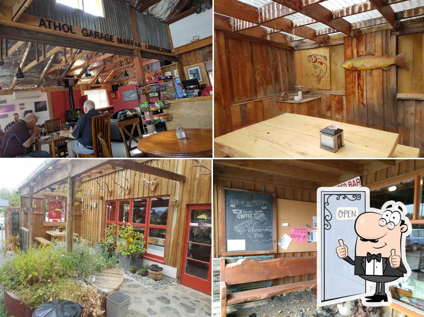 Brown Trout Cafe in Athol Restaurant menu and reviews