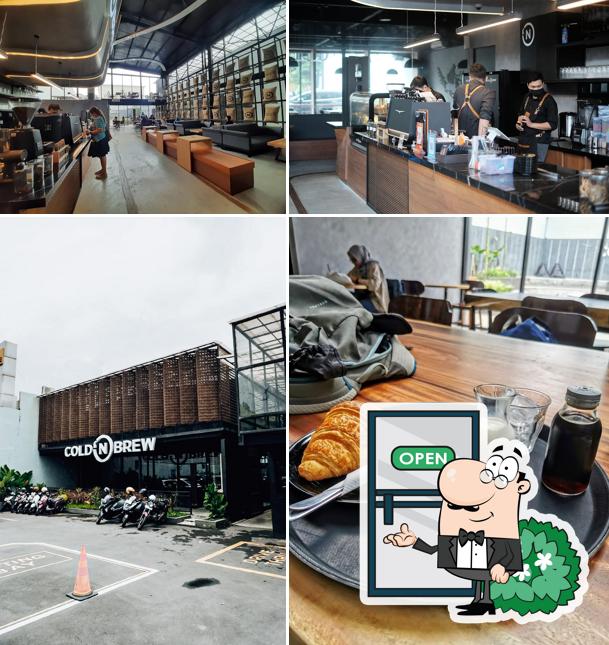 You can get some fresh air at the outside area of Cold 'N Brew Fajar Indah