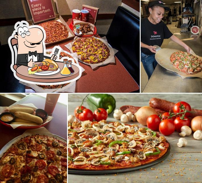 Try out pizza at Donatos Pizza