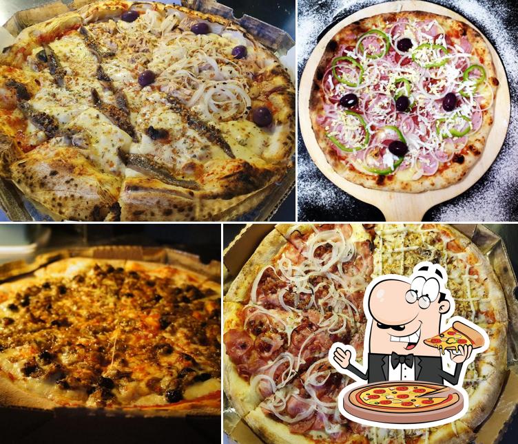 No Na Vila Pizzas Artesanais, você pode degustar pizza
