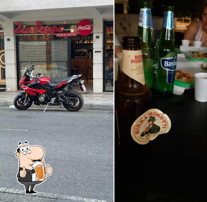 Puoi goderti un rinfrescante bicchiere di birra chiara o scura