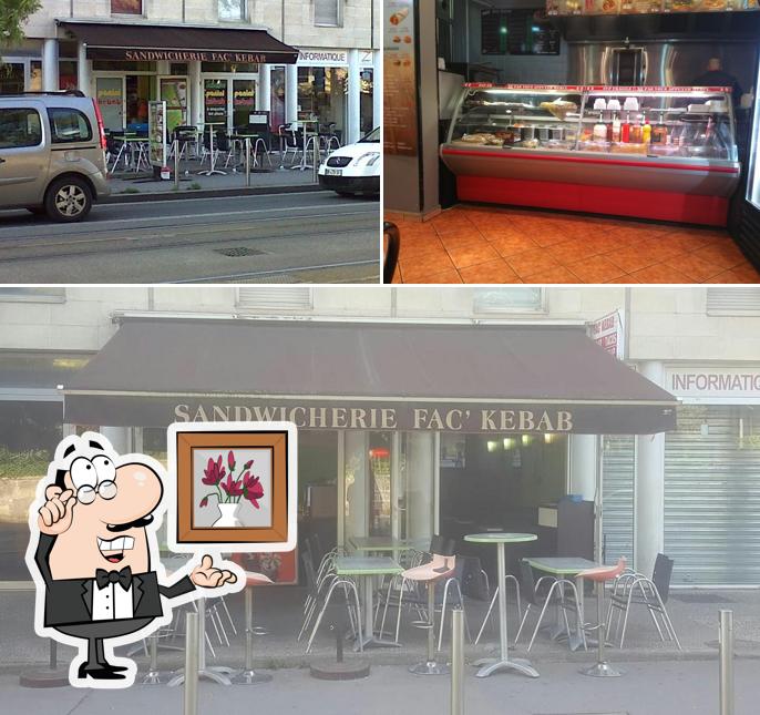 L'intérieur de Fac' Kebab