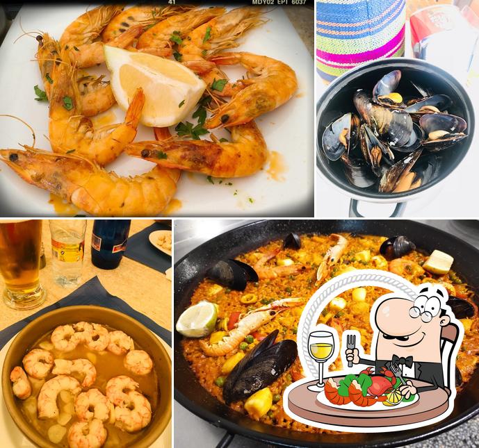 Закажите блюда с морепродуктами в "Restaurant La Muntanyeta"