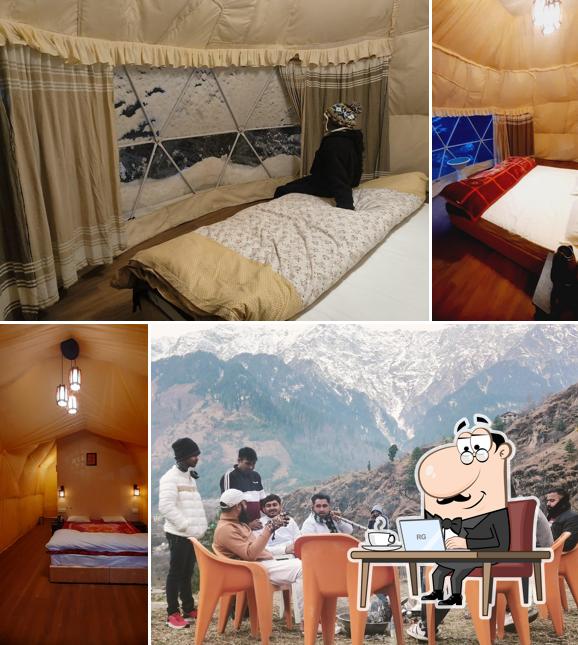 Waterfall Valley Stay / luxury camping dome manali