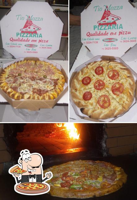 Peça diversos estilos de pizza