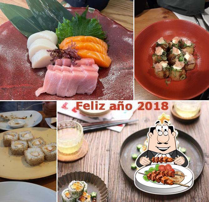 Еда в "Rocío Tapas y Sushi"