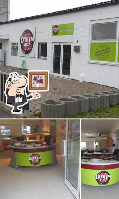 EXTREM PIZZA Ettlingen se distingue par sa intérieur et extérieur